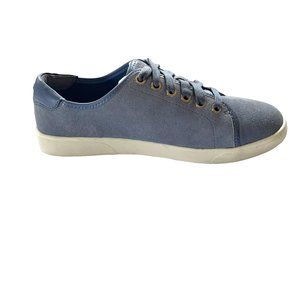 Vionic Sunny Brinley blue suede women's size 7 wide arch support sneakers